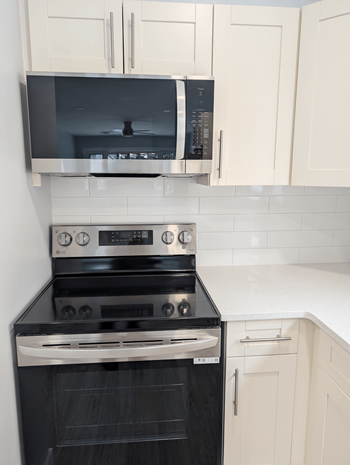 Over the range microwave